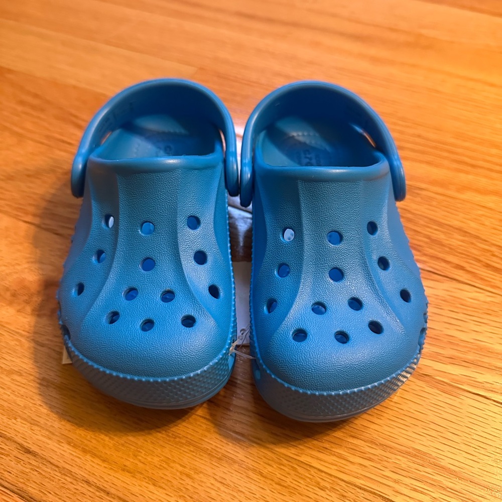 Crocs Baya Toddler Clogs NWT Ocean